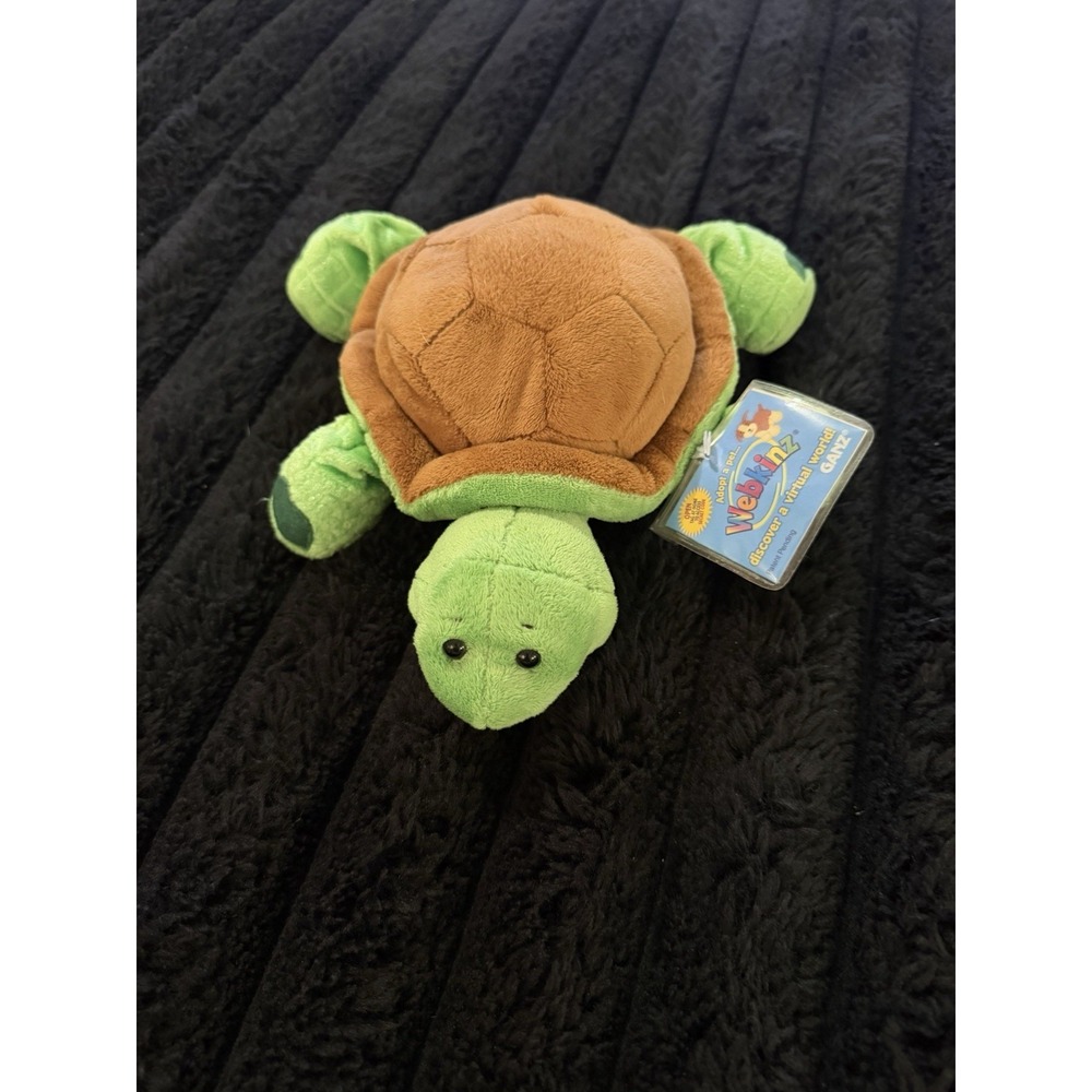 Ganz Webkinz HM150 Turtle Stuffed Animal - Code Unused & Sealed